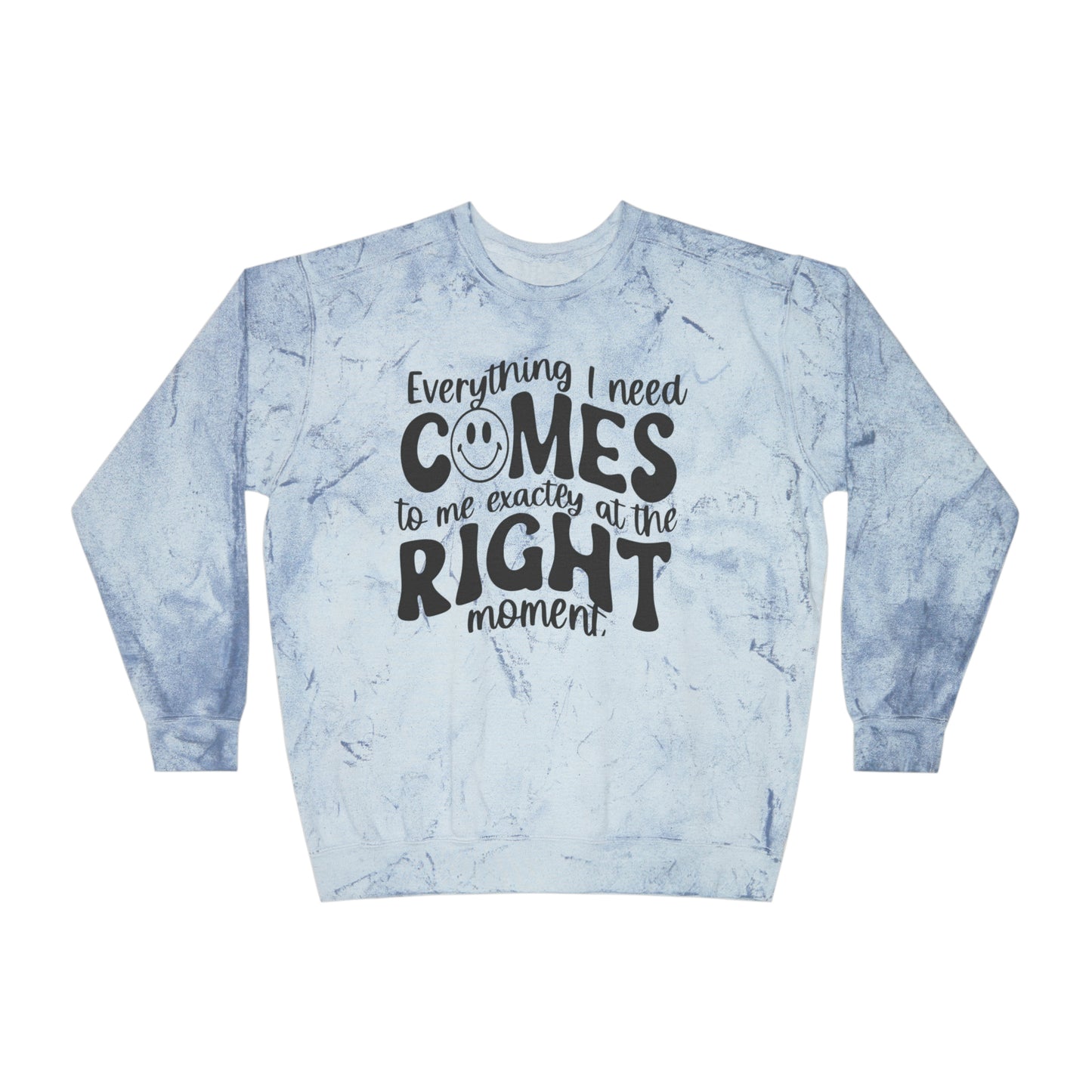 Unisex Color Blast Crewneck Sweatshirt