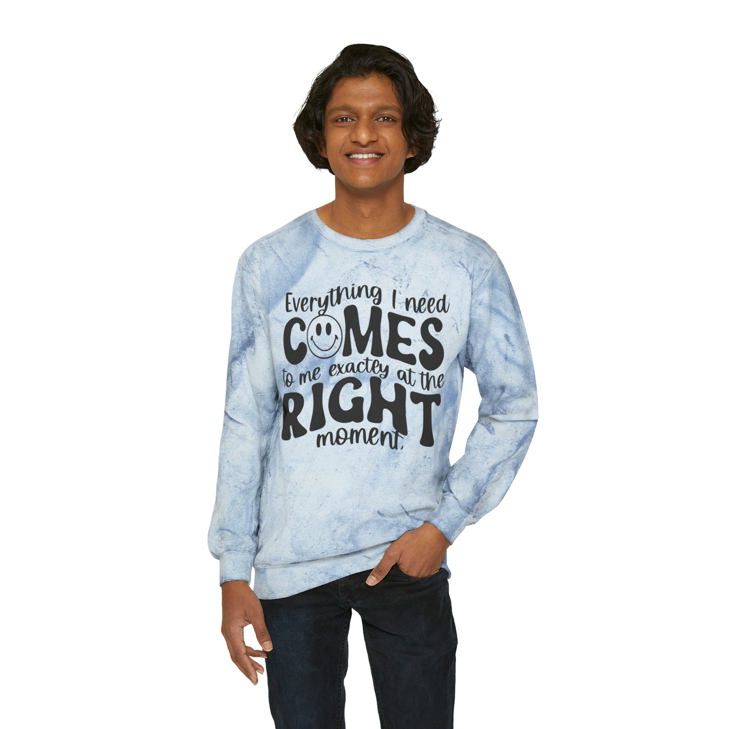 Unisex Color Blast Crewneck Sweatshirt