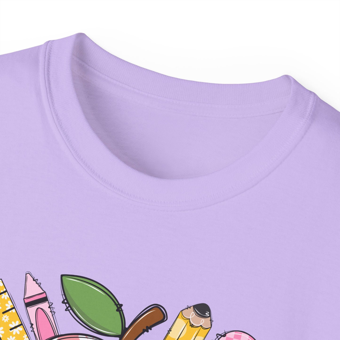 Teacher Toolbox Apple T‑Shirt — "Miss Elmore" Floral Classroom Gifts