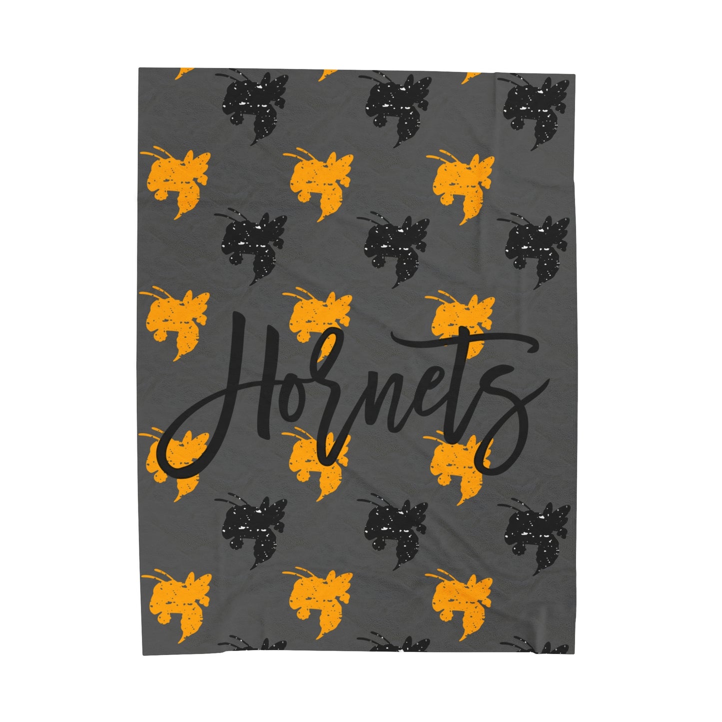 Velveteen Plush Blanket- Hornet