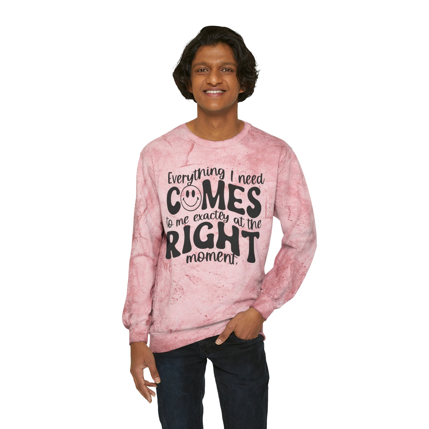 Unisex Color Blast Crewneck Sweatshirt