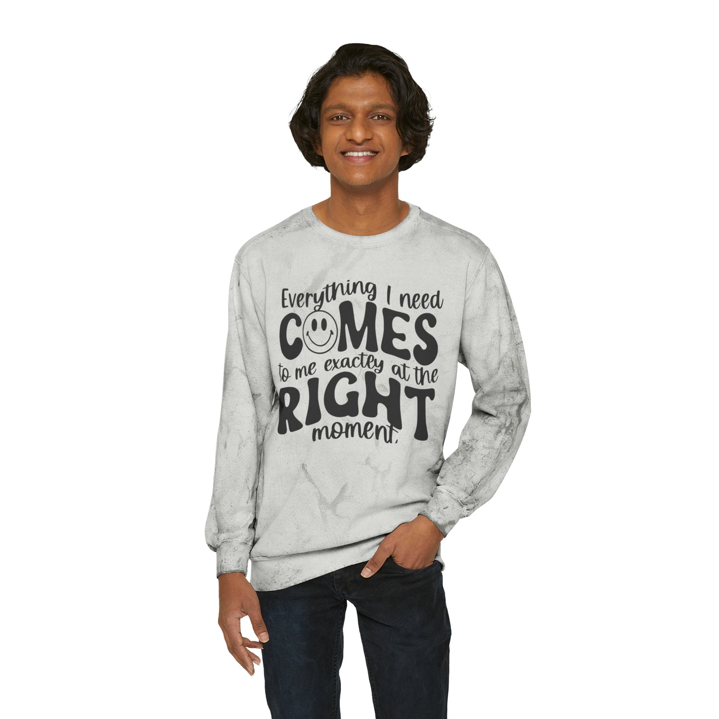 Unisex Color Blast Crewneck Sweatshirt