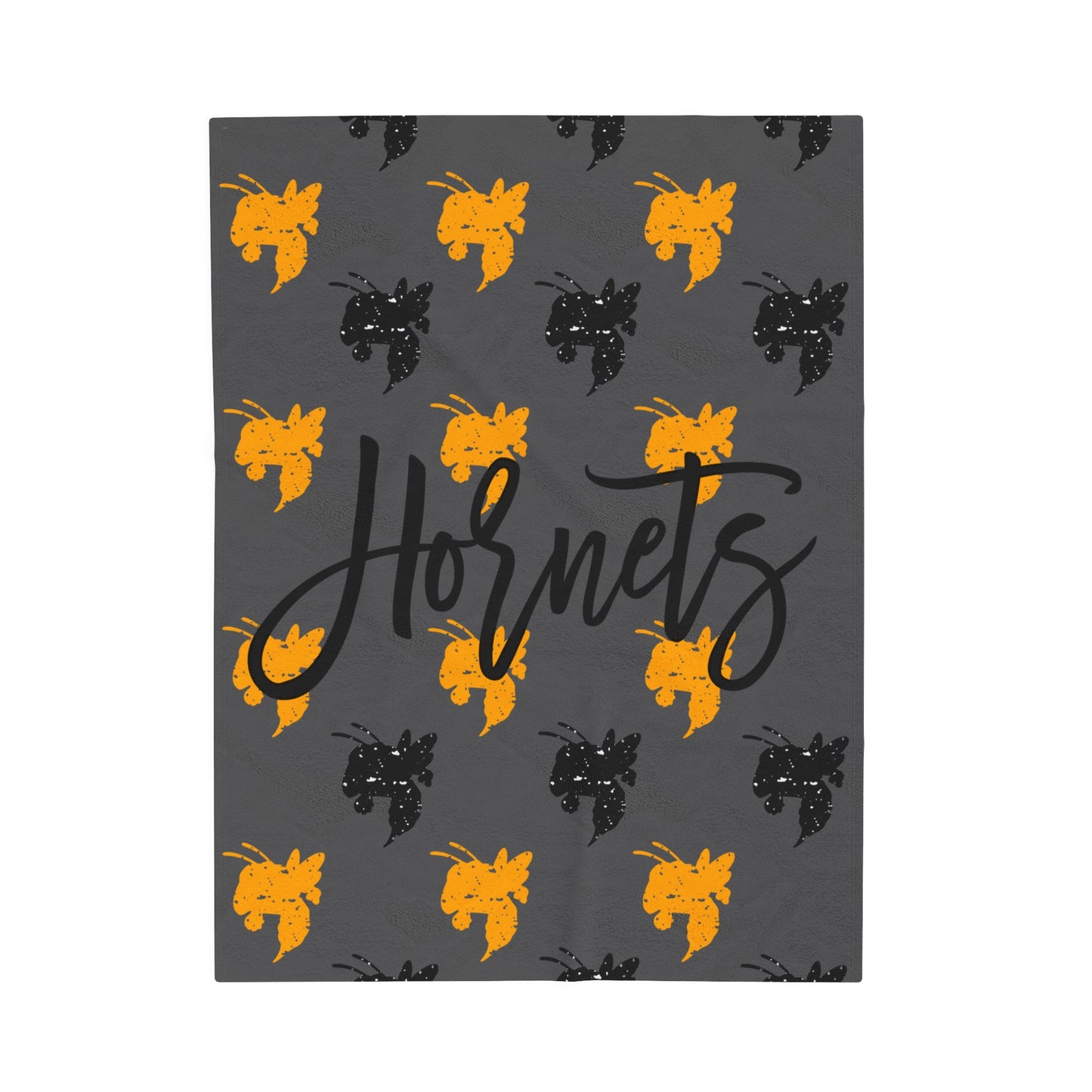 Velveteen Plush Blanket- Hornet