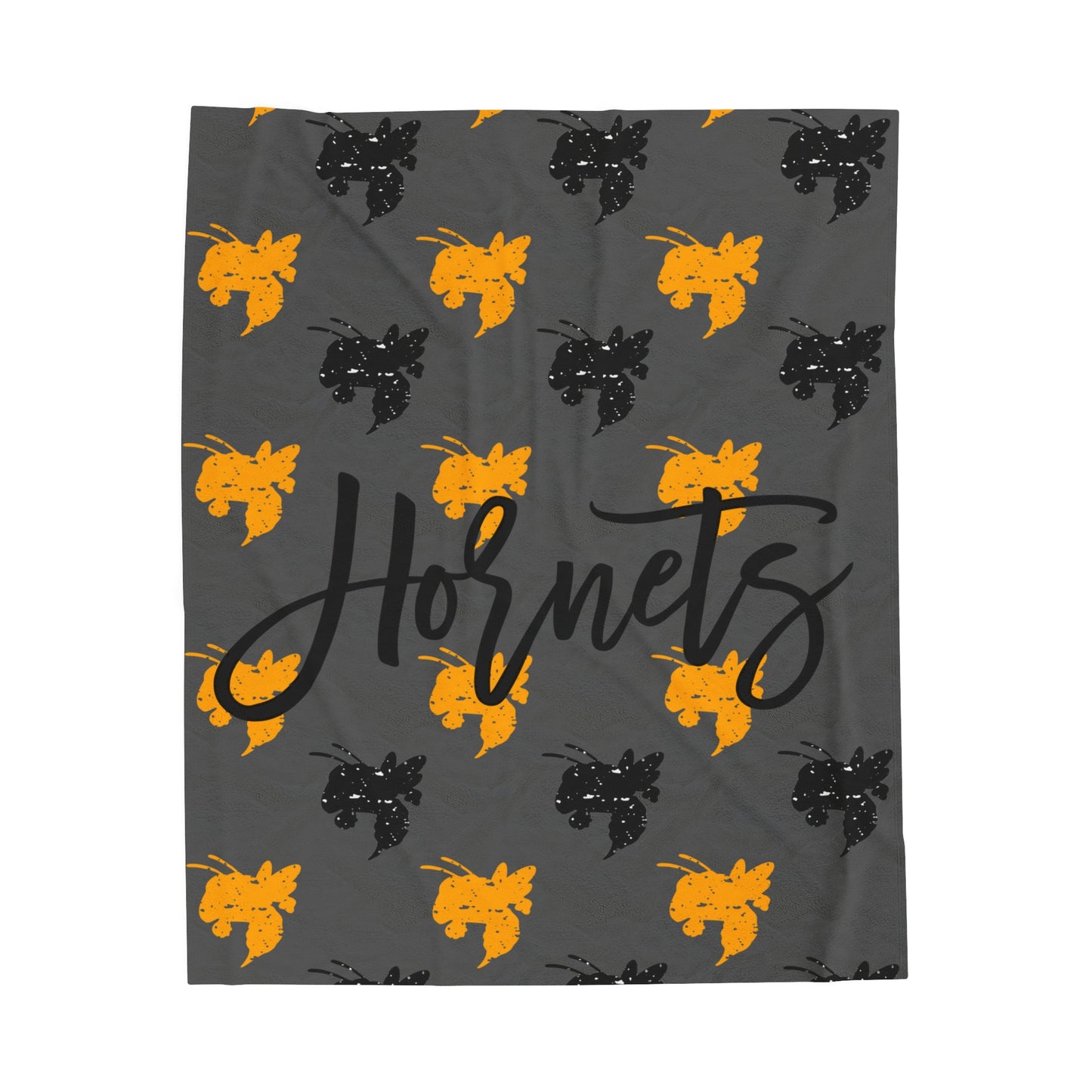 Velveteen Plush Blanket- Hornet