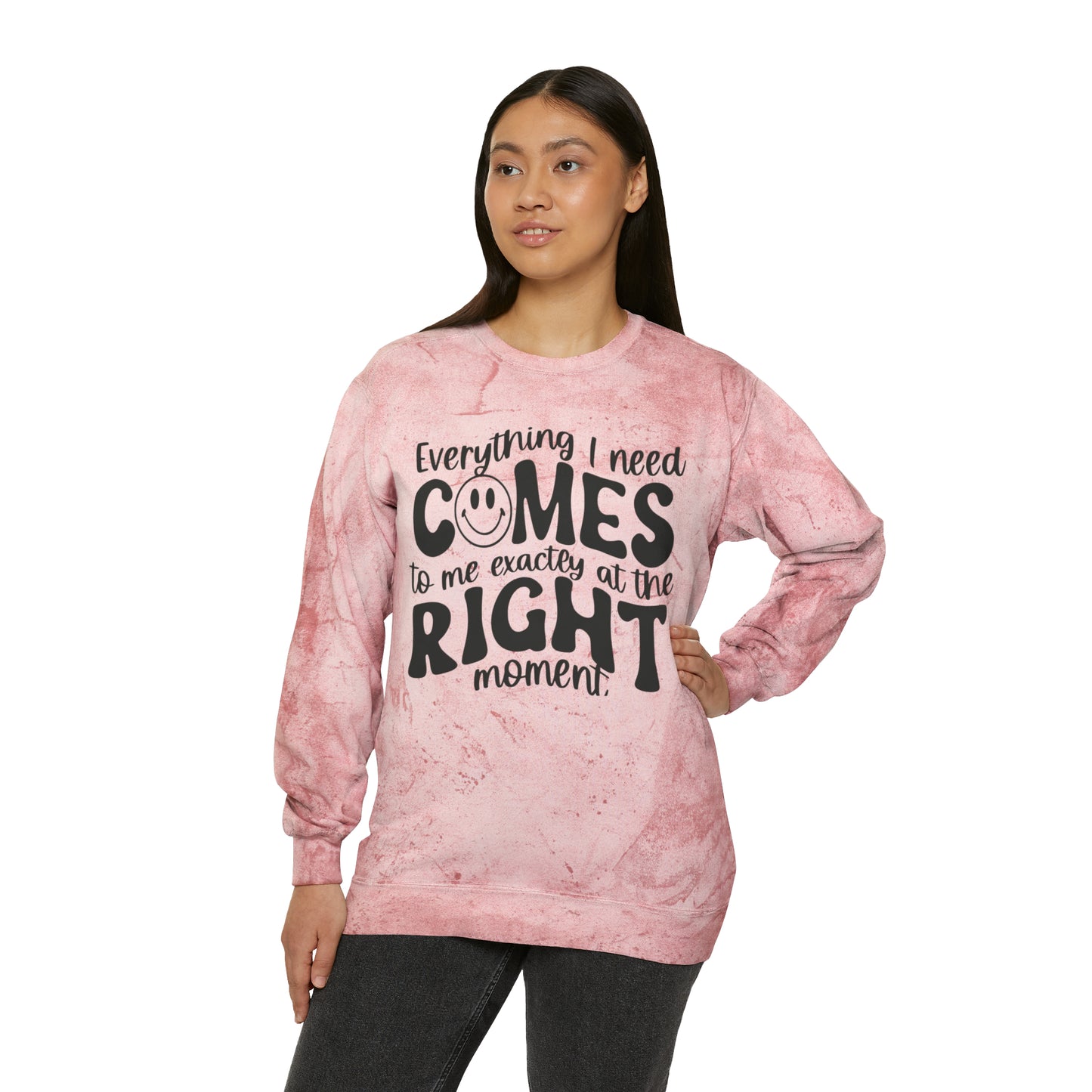 Unisex Color Blast Crewneck Sweatshirt