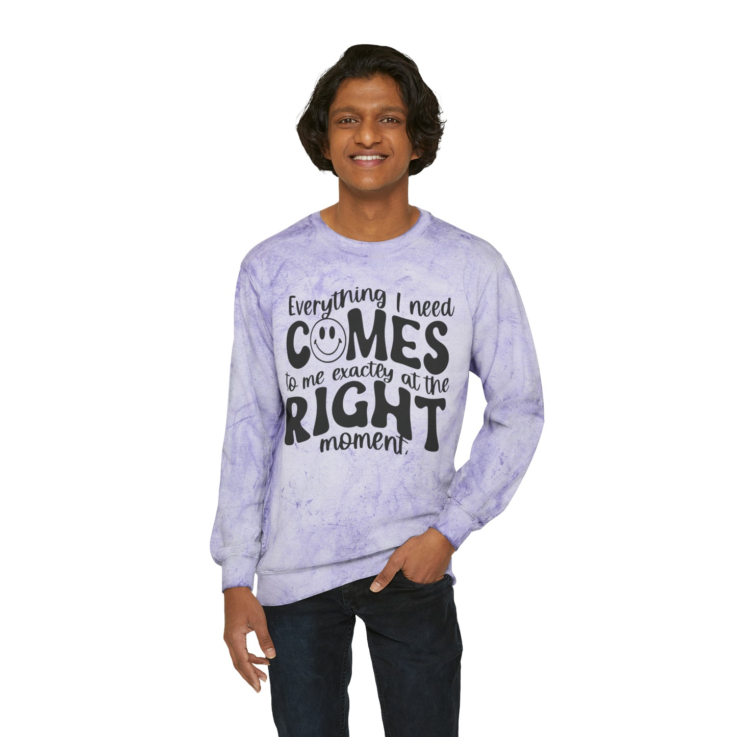 Unisex Color Blast Crewneck Sweatshirt