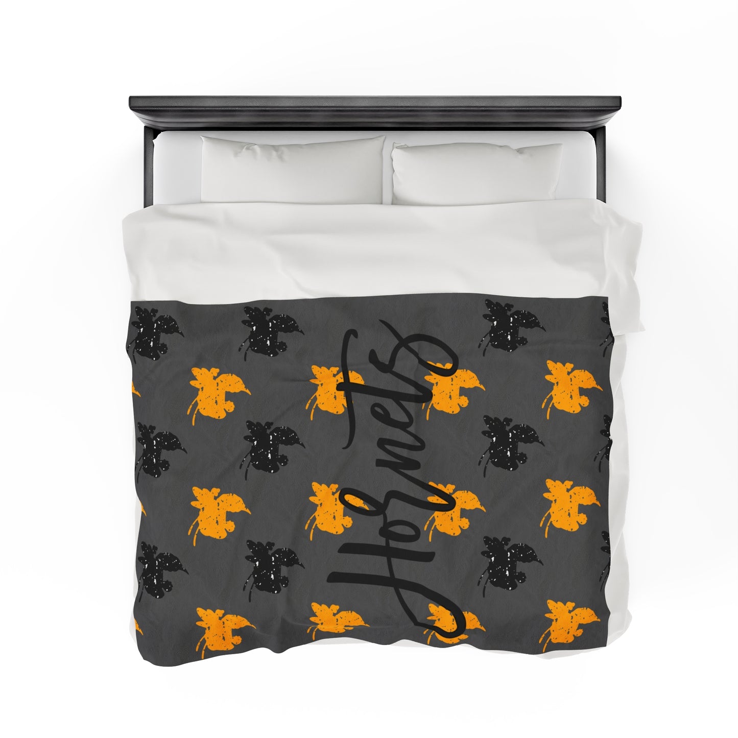 Velveteen Plush Blanket- Hornet